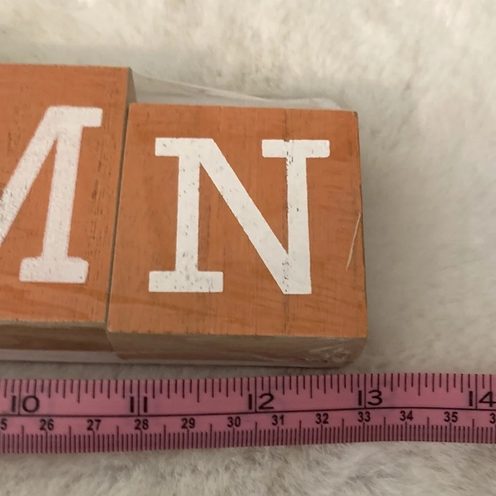Target BP 2020 Autumn Wood Word Decor